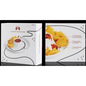 Volcano Novelty Chip and Dip Tray by Suck UK/US | Chip and Dip Bowl | Small Plat